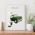 A Labour Of Love - Landy Personalised Print
